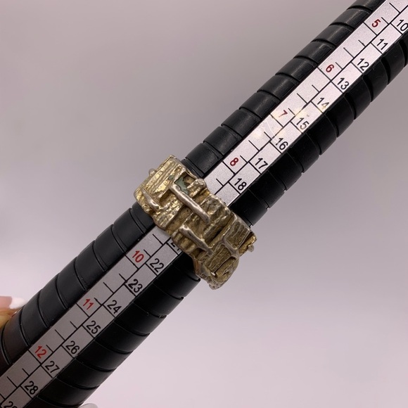 ✨ Elegant Silver and Pink Rose Ring size 8.5 - Picture 6 of 7